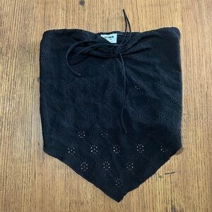 Black lace Tube Top